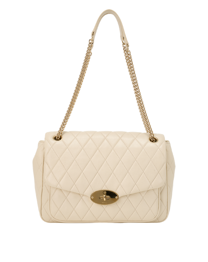 Large Darley, &pound;495, Handbags, Cream, Leather, Front view
